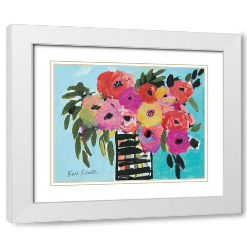 Life is Messy, But So Am I White Modern Wood Framed Art Print with Double Matting by Roberts, Kait