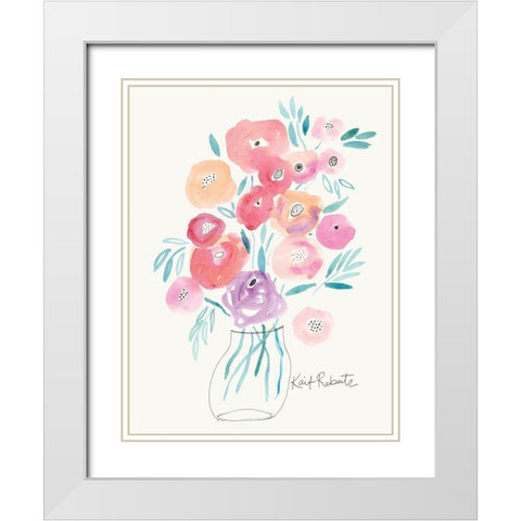 Garden Treasures White Modern Wood Framed Art Print with Double Matting by Roberts, Kait