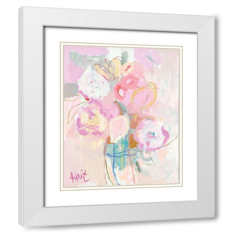 I Want You to Know I Care White Modern Wood Framed Art Print with Double Matting by Roberts, Kait