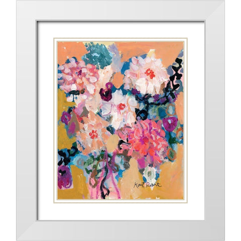 Cultivate Creativity White Modern Wood Framed Art Print with Double Matting by Roberts, Kait