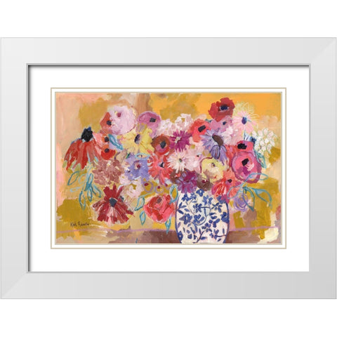 A Love Song For You White Modern Wood Framed Art Print with Double Matting by Roberts, Kait
