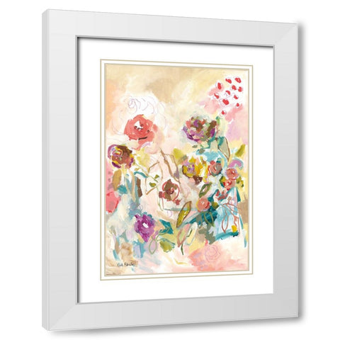 My Heart has Wings and I Can Fly White Modern Wood Framed Art Print with Double Matting by Roberts, Kait