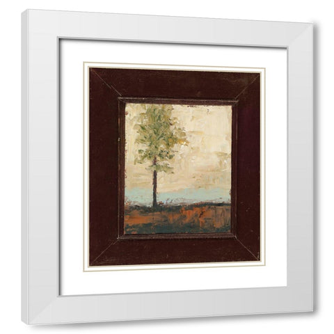 Summer Solitude White Modern Wood Framed Art Print with Double Matting by Sherrill, Kate