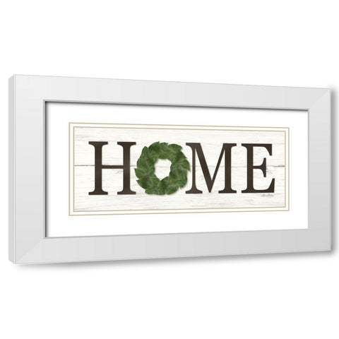 Home White Modern Wood Framed Art Print with Double Matting by Deiter, Lori