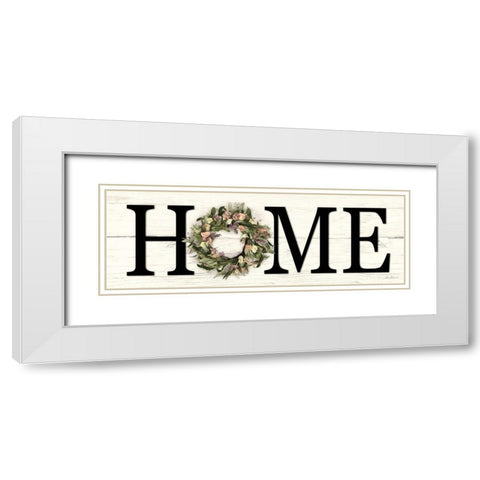 Summer Home White Modern Wood Framed Art Print with Double Matting by Deiter, Lori
