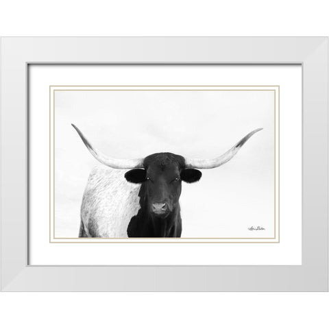Get to the Point White Modern Wood Framed Art Print with Double Matting by Deiter, Lori