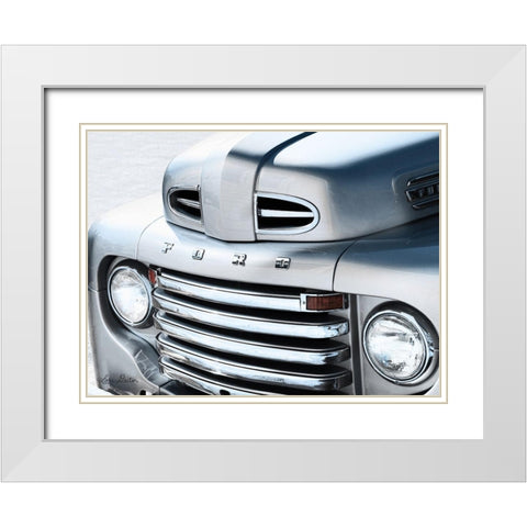 Tough Like a Ford White Modern Wood Framed Art Print with Double Matting by Deiter, Lori