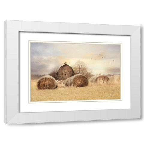 Thank a Farmer White Modern Wood Framed Art Print with Double Matting by Deiter, Lori