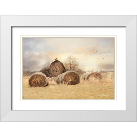 Thank a Farmer White Modern Wood Framed Art Print with Double Matting by Deiter, Lori