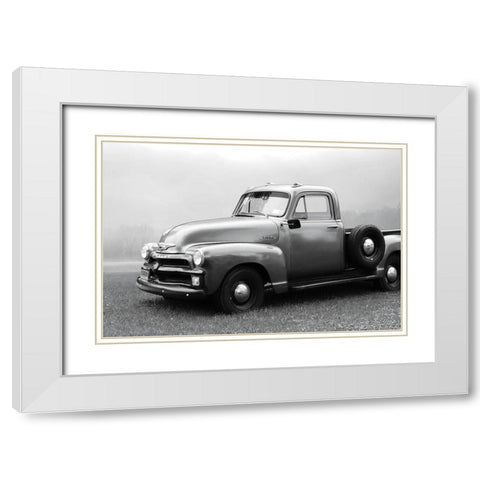 1954 Chevy Pick-Up   White Modern Wood Framed Art Print with Double Matting by Deiter, Lori