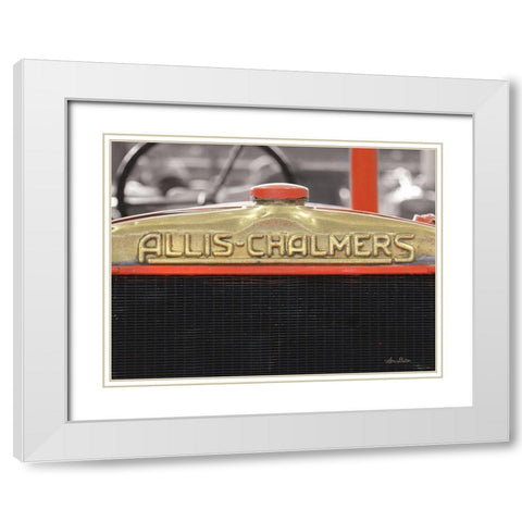 Allis-Chalmers White Modern Wood Framed Art Print with Double Matting by Deiter, Lori