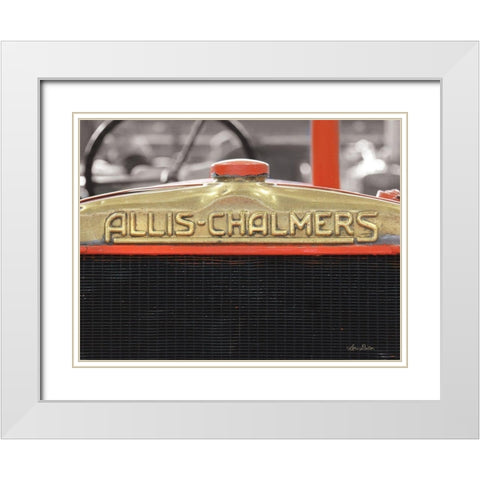 Allis-Chalmers White Modern Wood Framed Art Print with Double Matting by Deiter, Lori