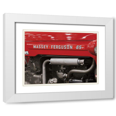 Massey-Ferguson I White Modern Wood Framed Art Print with Double Matting by Deiter, Lori