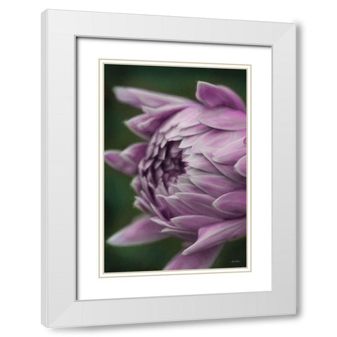 Open Your Heart White Modern Wood Framed Art Print with Double Matting by Deiter, Lori