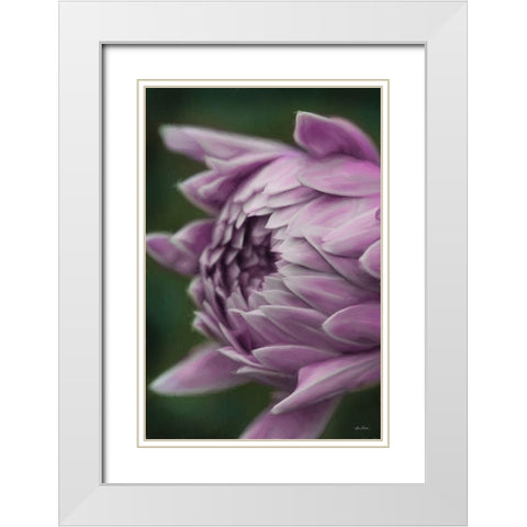 Open Your Heart White Modern Wood Framed Art Print with Double Matting by Deiter, Lori