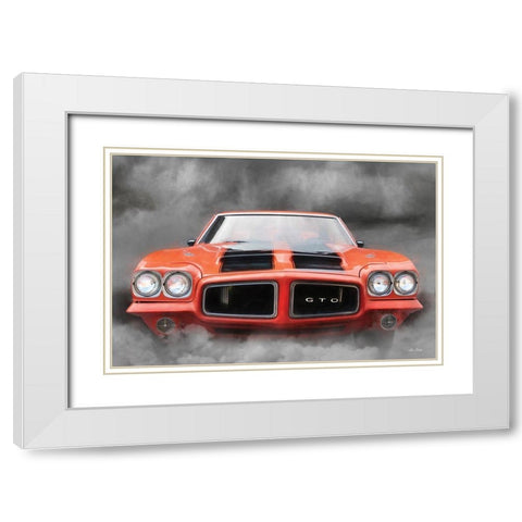 Burn Out White Modern Wood Framed Art Print with Double Matting by Deiter, Lori