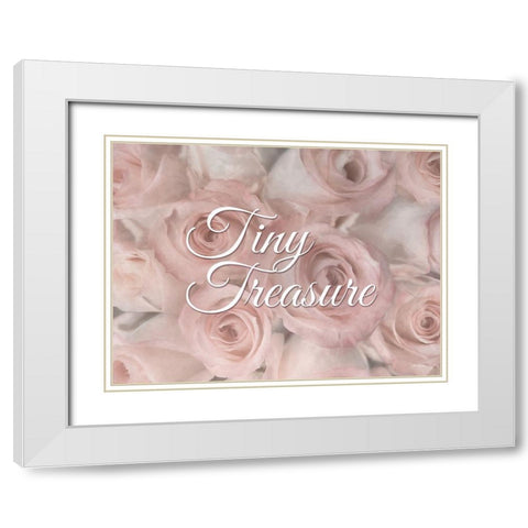 Tiny Treasure    White Modern Wood Framed Art Print with Double Matting by Deiter, Lori