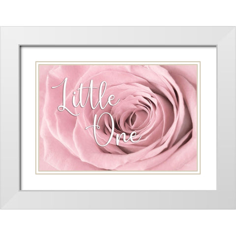 Little One    White Modern Wood Framed Art Print with Double Matting by Deiter, Lori