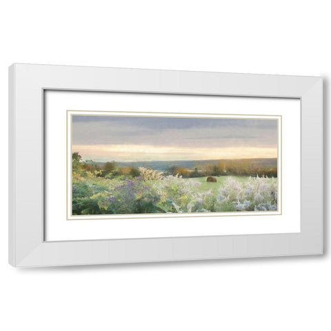 Autumn at Seneca   White Modern Wood Framed Art Print with Double Matting by Deiter, Lori