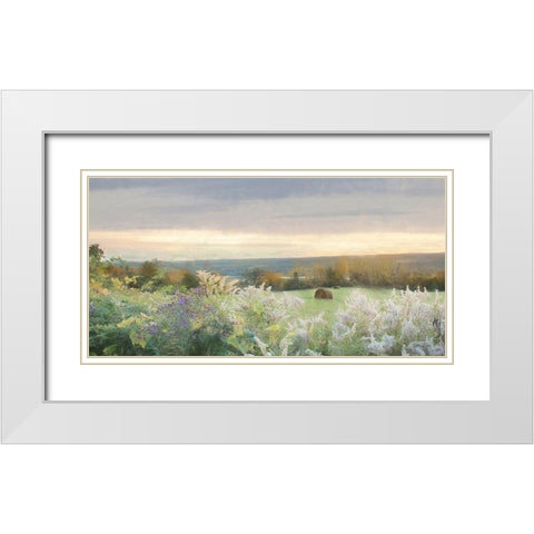 Autumn at Seneca   White Modern Wood Framed Art Print with Double Matting by Deiter, Lori