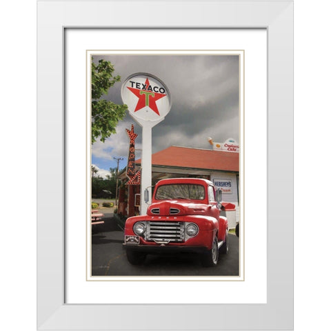 Old Guys Rule White Modern Wood Framed Art Print with Double Matting by Deiter, Lori