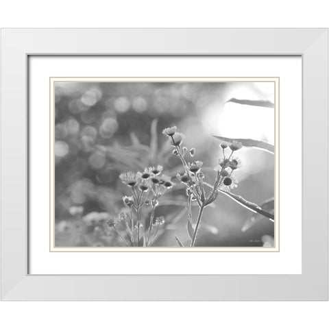Wild Flowers III White Modern Wood Framed Art Print with Double Matting by Deiter, Lori