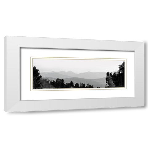 Arapaho National Forest   White Modern Wood Framed Art Print with Double Matting by Deiter, Lori