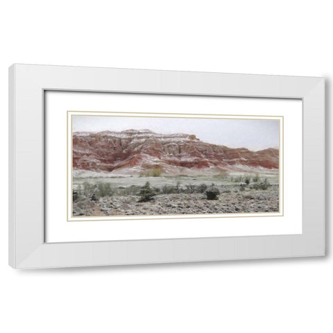 Hills of Wyoming II  White Modern Wood Framed Art Print with Double Matting by Deiter, Lori