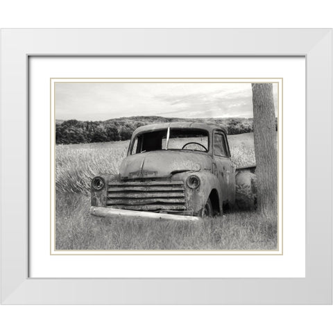 Rustic Charm II White Modern Wood Framed Art Print with Double Matting by Deiter, Lori