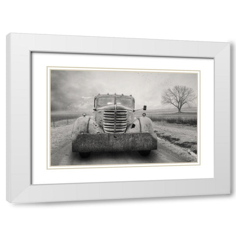 Rustic Charm VI White Modern Wood Framed Art Print with Double Matting by Deiter, Lori