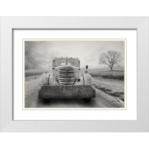 Rustic Charm VI White Modern Wood Framed Art Print with Double Matting by Deiter, Lori