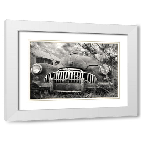 Rustic Charm VII White Modern Wood Framed Art Print with Double Matting by Deiter, Lori