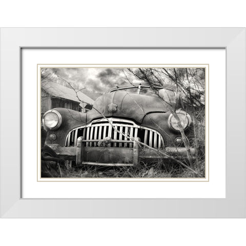 Rustic Charm VII White Modern Wood Framed Art Print with Double Matting by Deiter, Lori