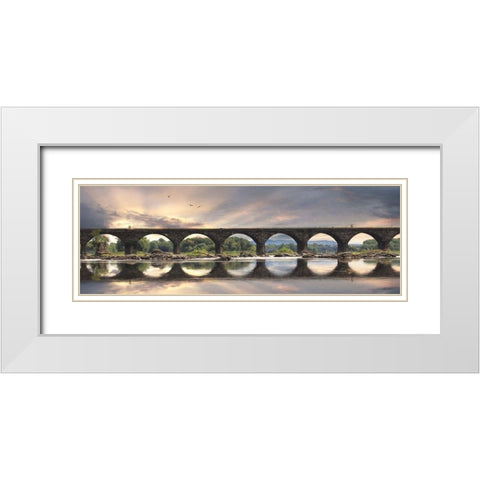 Rockwell Sunrise      White Modern Wood Framed Art Print with Double Matting by Deiter, Lori