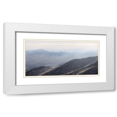 Adirondack Mountains 2 White Modern Wood Framed Art Print with Double Matting by Deiter, Lori