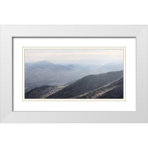 Adirondack Mountains 2 White Modern Wood Framed Art Print with Double Matting by Deiter, Lori