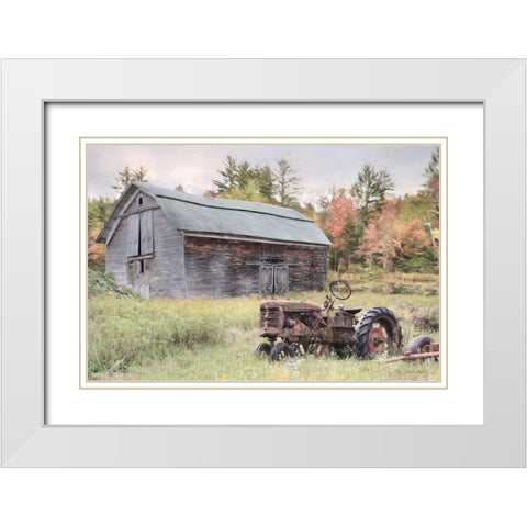 Another Year Older White Modern Wood Framed Art Print with Double Matting by Deiter, Lori