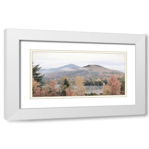 Whiteface Mountain White Modern Wood Framed Art Print with Double Matting by Deiter, Lori