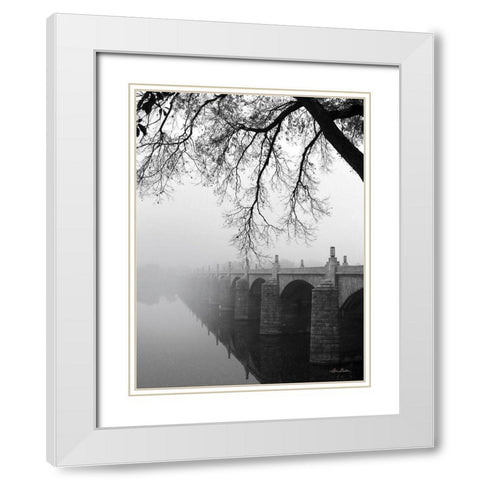 Market Street White Modern Wood Framed Art Print with Double Matting by Deiter, Lori