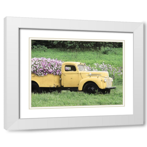 Make Your Dreams Happen White Modern Wood Framed Art Print with Double Matting by Deiter, Lori