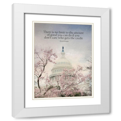 No Limit White Modern Wood Framed Art Print with Double Matting by Deiter, Lori