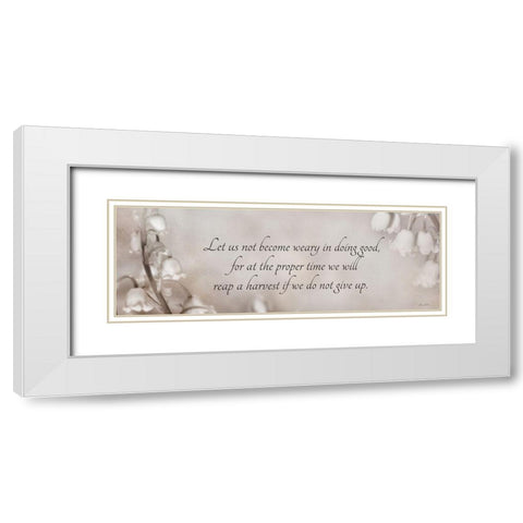 Doing Good White Modern Wood Framed Art Print with Double Matting by Deiter, Lori