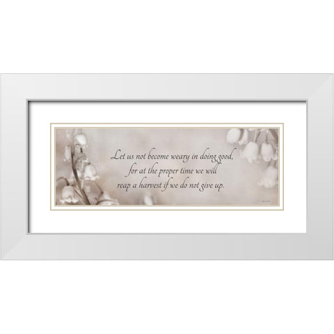 Doing Good White Modern Wood Framed Art Print with Double Matting by Deiter, Lori