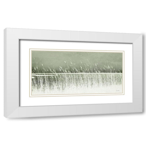 Beach Grass White Modern Wood Framed Art Print with Double Matting by Deiter, Lori