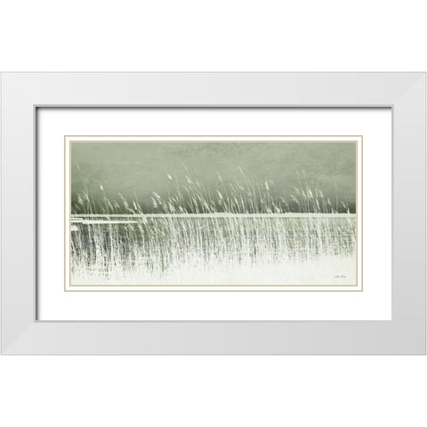 Beach Grass White Modern Wood Framed Art Print with Double Matting by Deiter, Lori