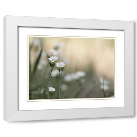 Spring Into Life White Modern Wood Framed Art Print with Double Matting by Deiter, Lori