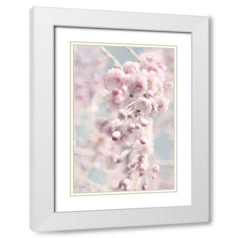 Weeping Cherry White Modern Wood Framed Art Print with Double Matting by Deiter, Lori