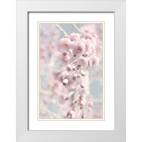 Weeping Cherry White Modern Wood Framed Art Print with Double Matting by Deiter, Lori