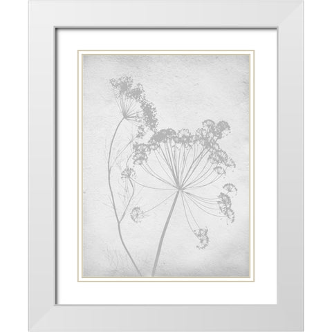 Retreat Botanical 3 White Modern Wood Framed Art Print with Double Matting by Lettered and Lined