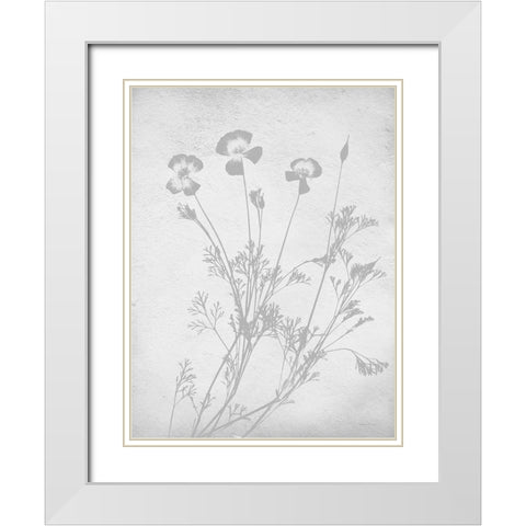 Retreat Botanical 10 White Modern Wood Framed Art Print with Double Matting by Lettered and Lined